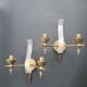 Pair of antique Art Deco wall sconces