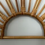 Headboard 2 people shape peacock