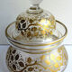 Candy, Baccarat crystal sugar: garlands of golden leaves with fine gold