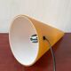 Lampe Teepee en verre Jaune orangé, années 1980-1990