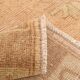 Tapis de couloir tribal turc crème et marron 3x12, 95x377 cm