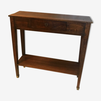 Walnut console