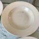 Lot de 5 assiettes creuses rose pâles Digoin Sarreguemines années 40