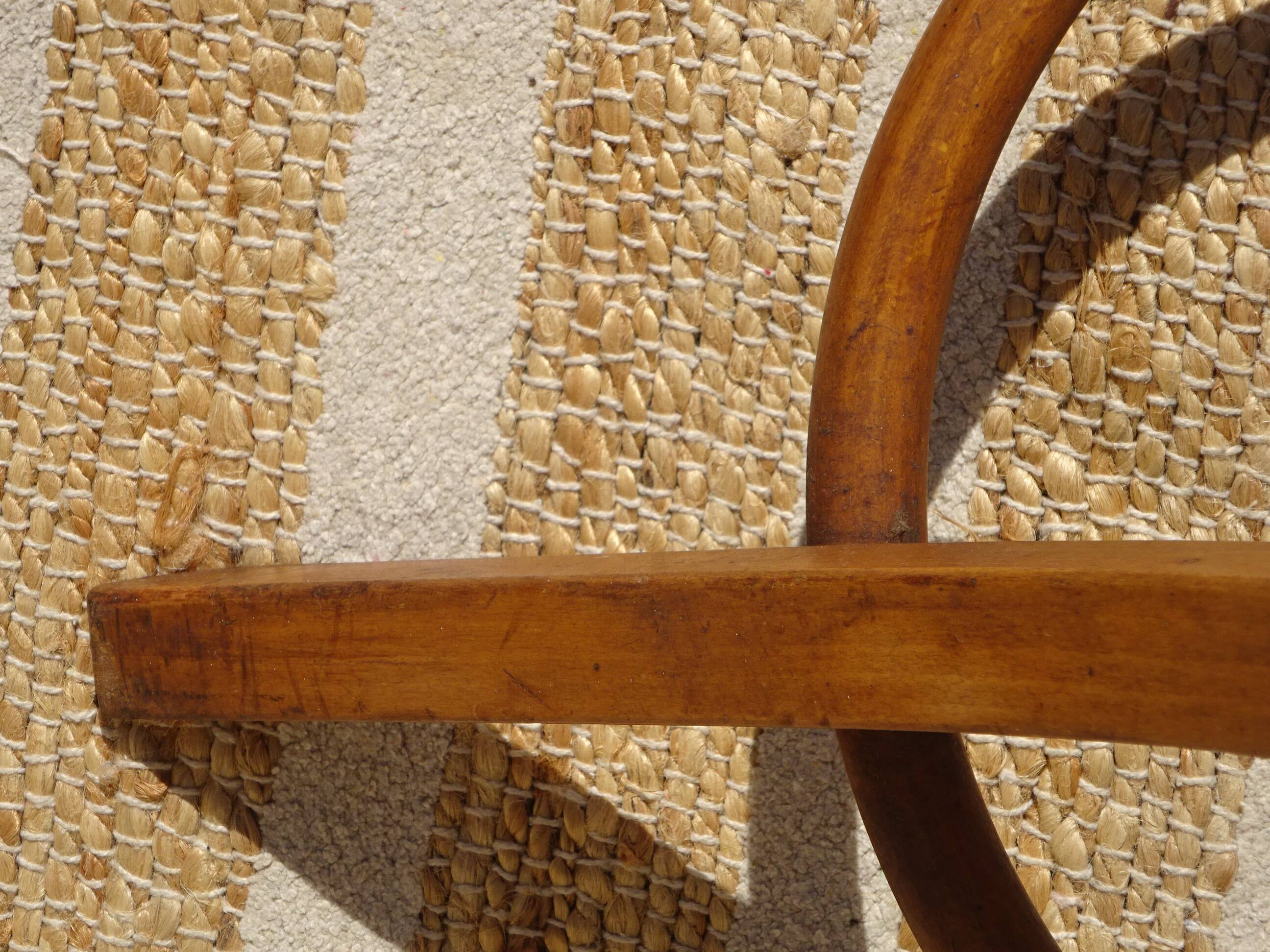 vintage parrot coat rack in bent wood