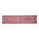 Pink Vintage Turkish Oushak Handmade Wool Tribal Runner Rug 85x378