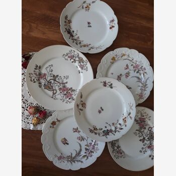 Depareillees porcelain plates