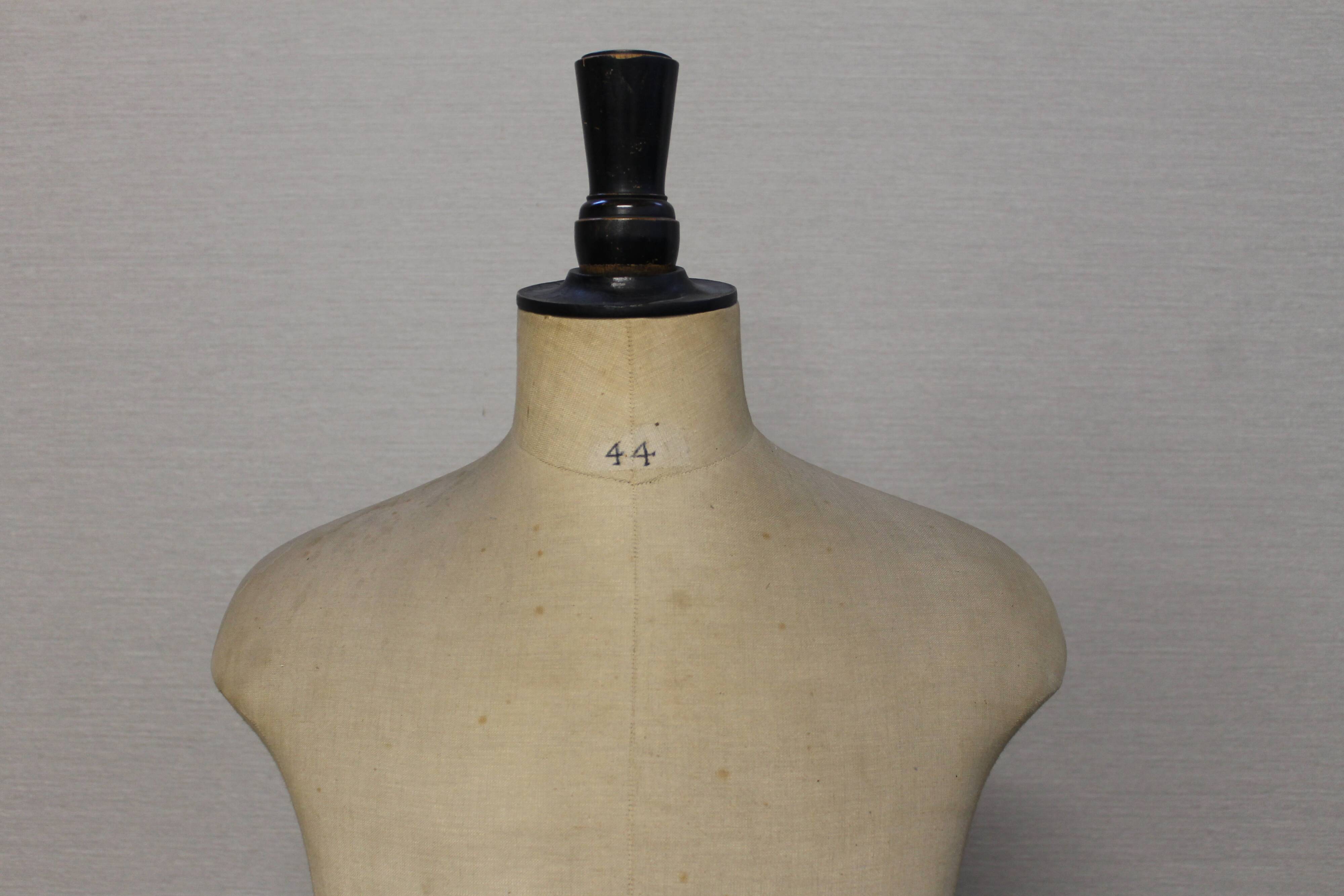 Man sewing mannequin