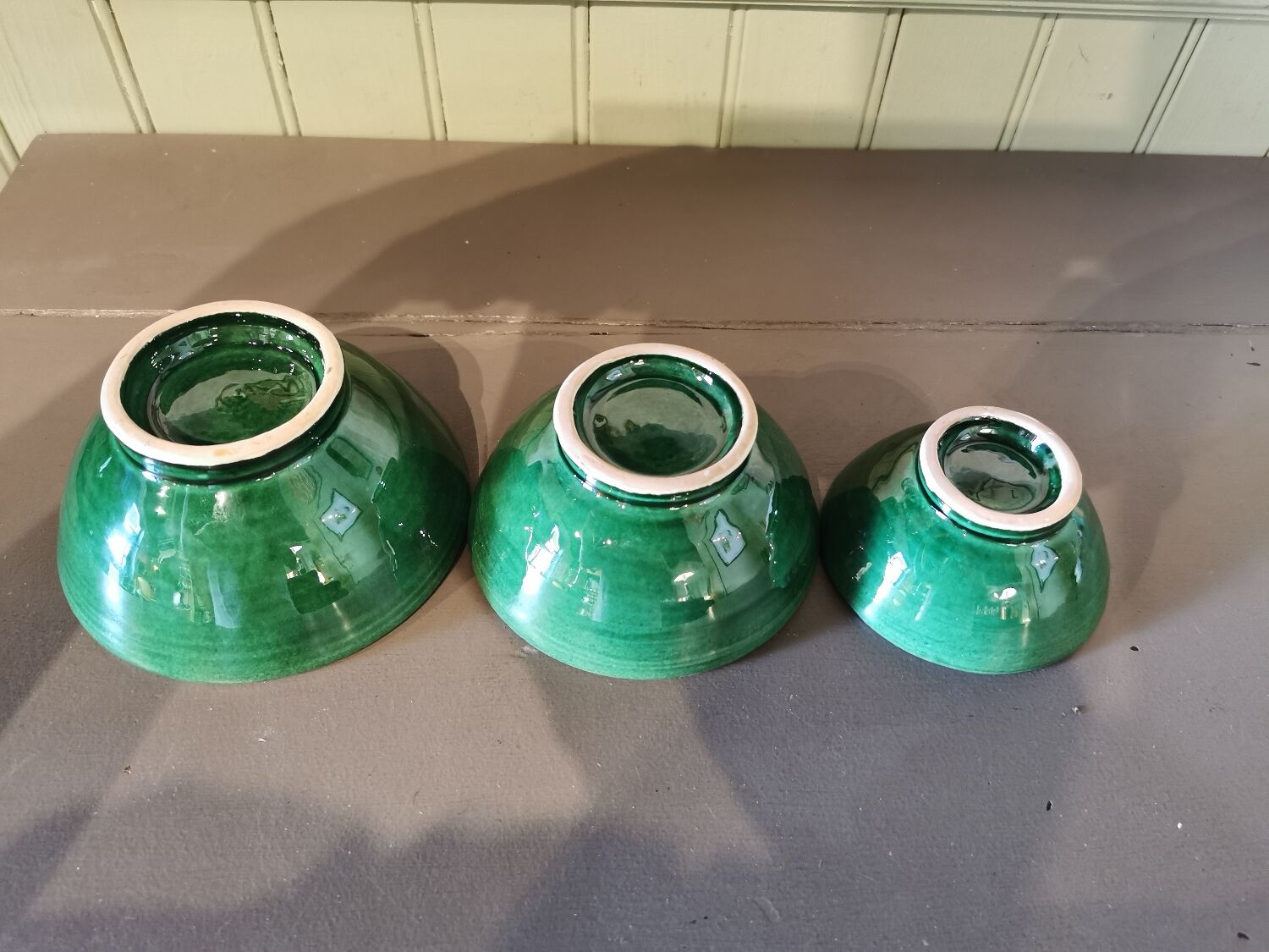 Trio of artisanal bowls Morocco