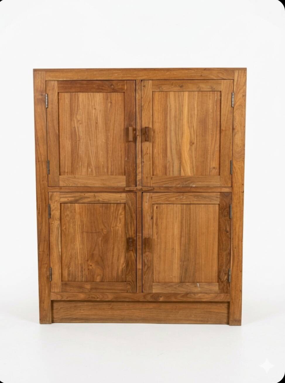 1980s teak 4-door sideboard