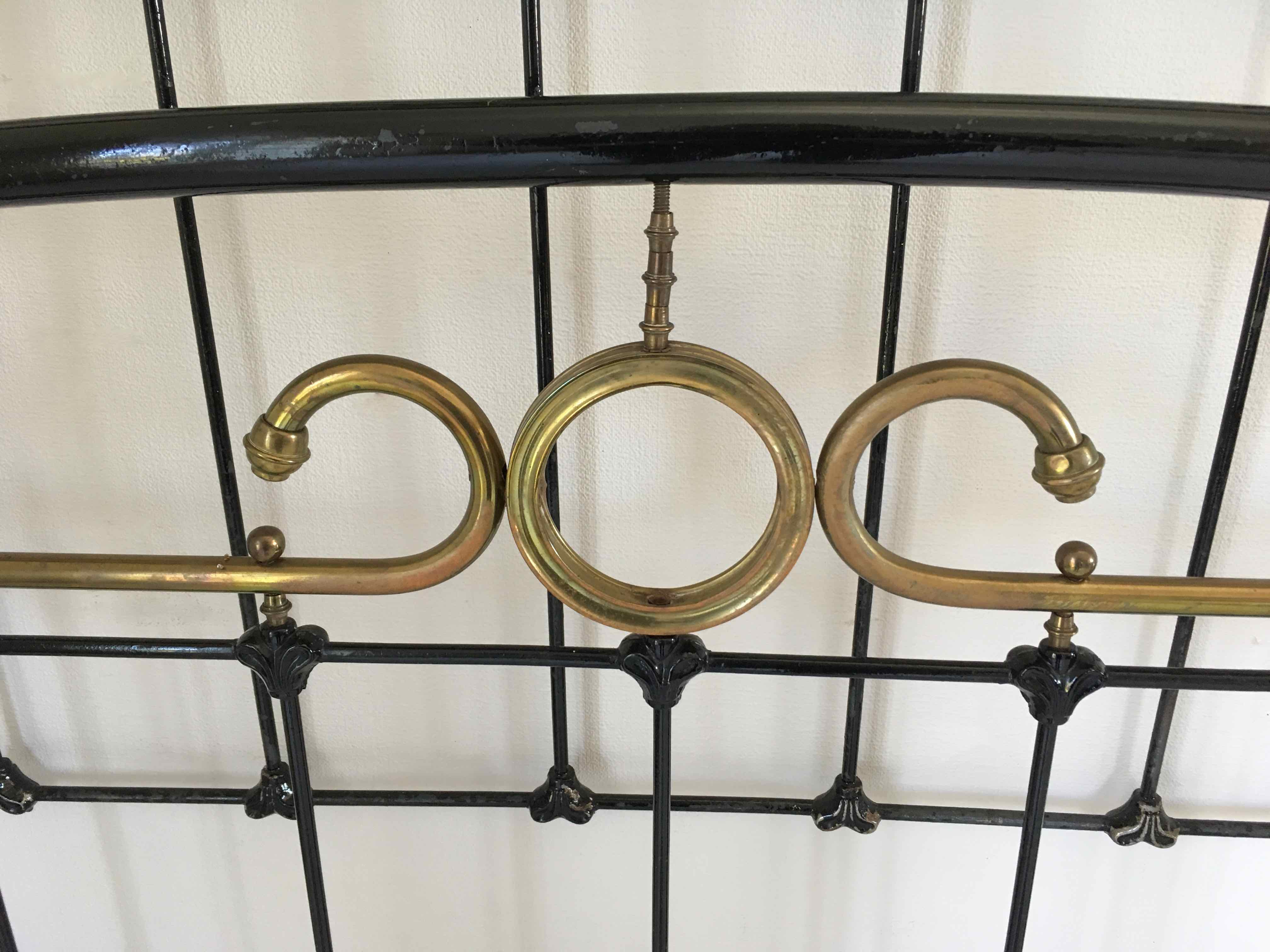 Iron bed Napoleon III in 140 x 190