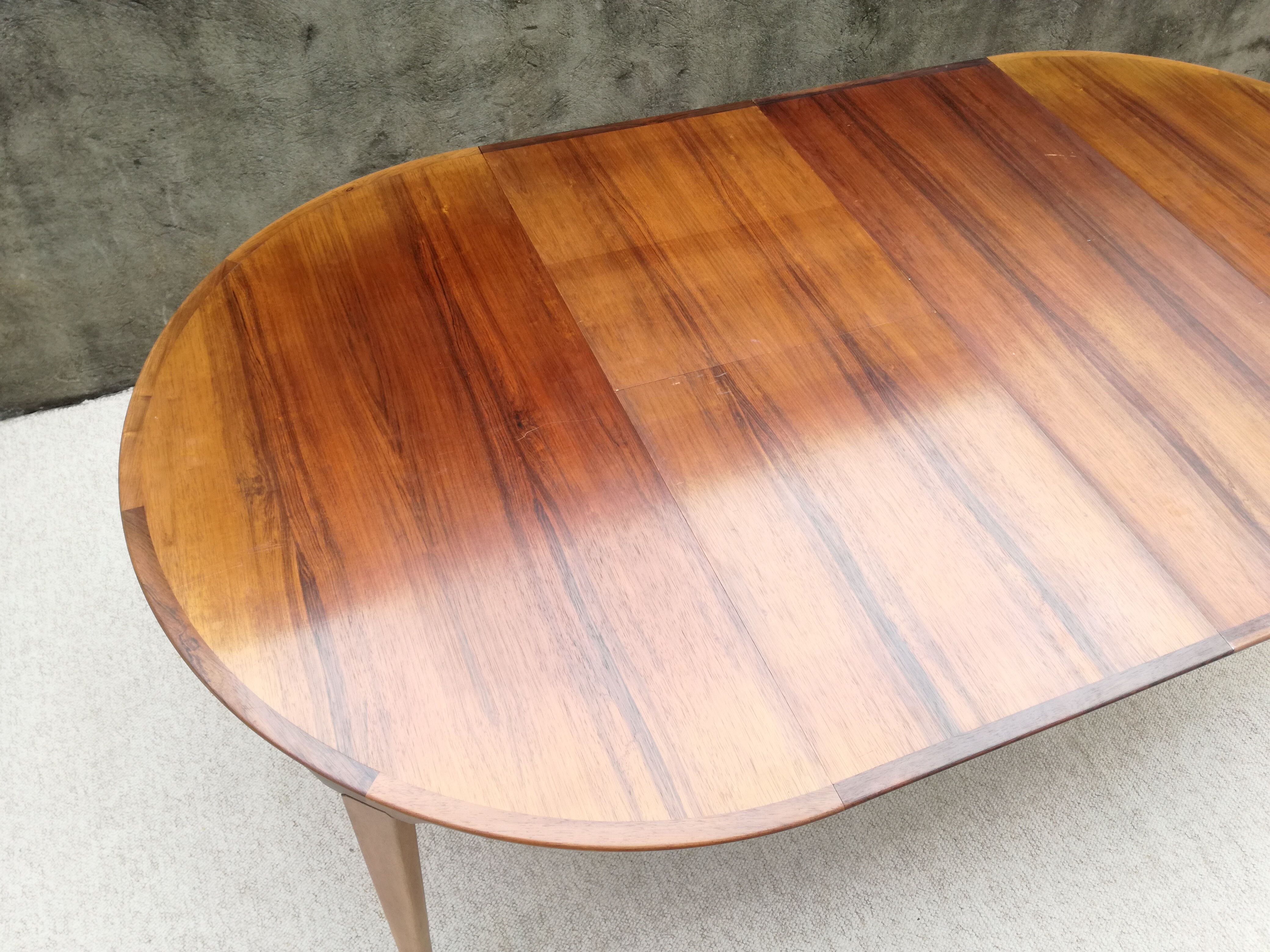 Palissandre Dining Room Table by Henry Rosengren Hansen, Denmark, 1960s