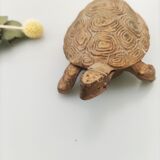 Turtle brass ashtray
