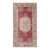 Tapis Oushak turc vintage 113x207 cm