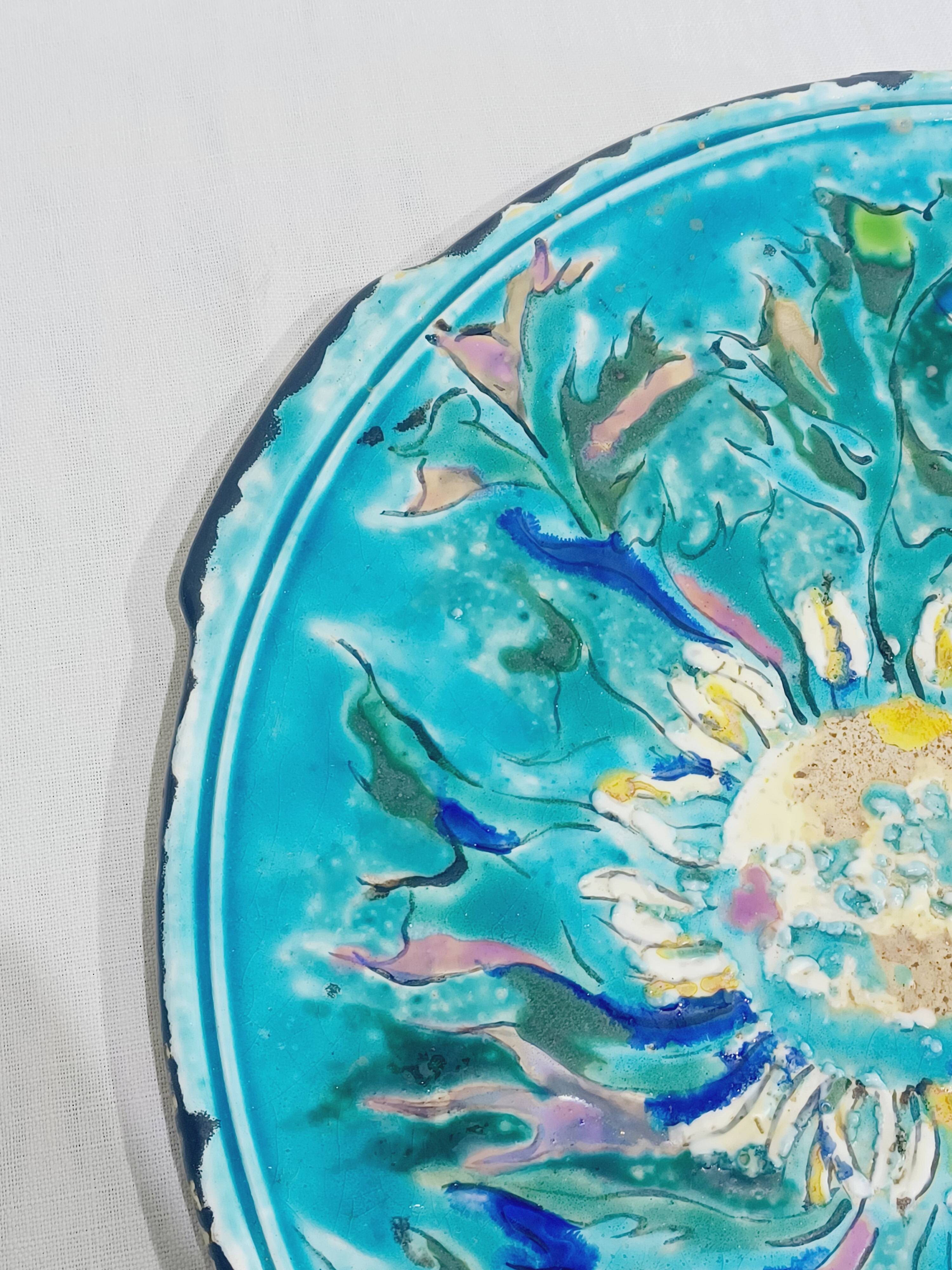 M. Saturnino – Round ceramic dish