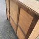 Renovated vintage Art Deco Parisian buffet in wood, 1940, 144cm.