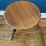 Pair of low tripod stools