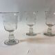 Set de 6 verres gravés soufflés