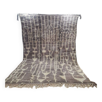 Grand tapis berbere MRIRT vintage laine d'exception 300 x 200 cm