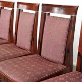 Set of four luxurious Schuitema dining chairs from the Decoforma series
