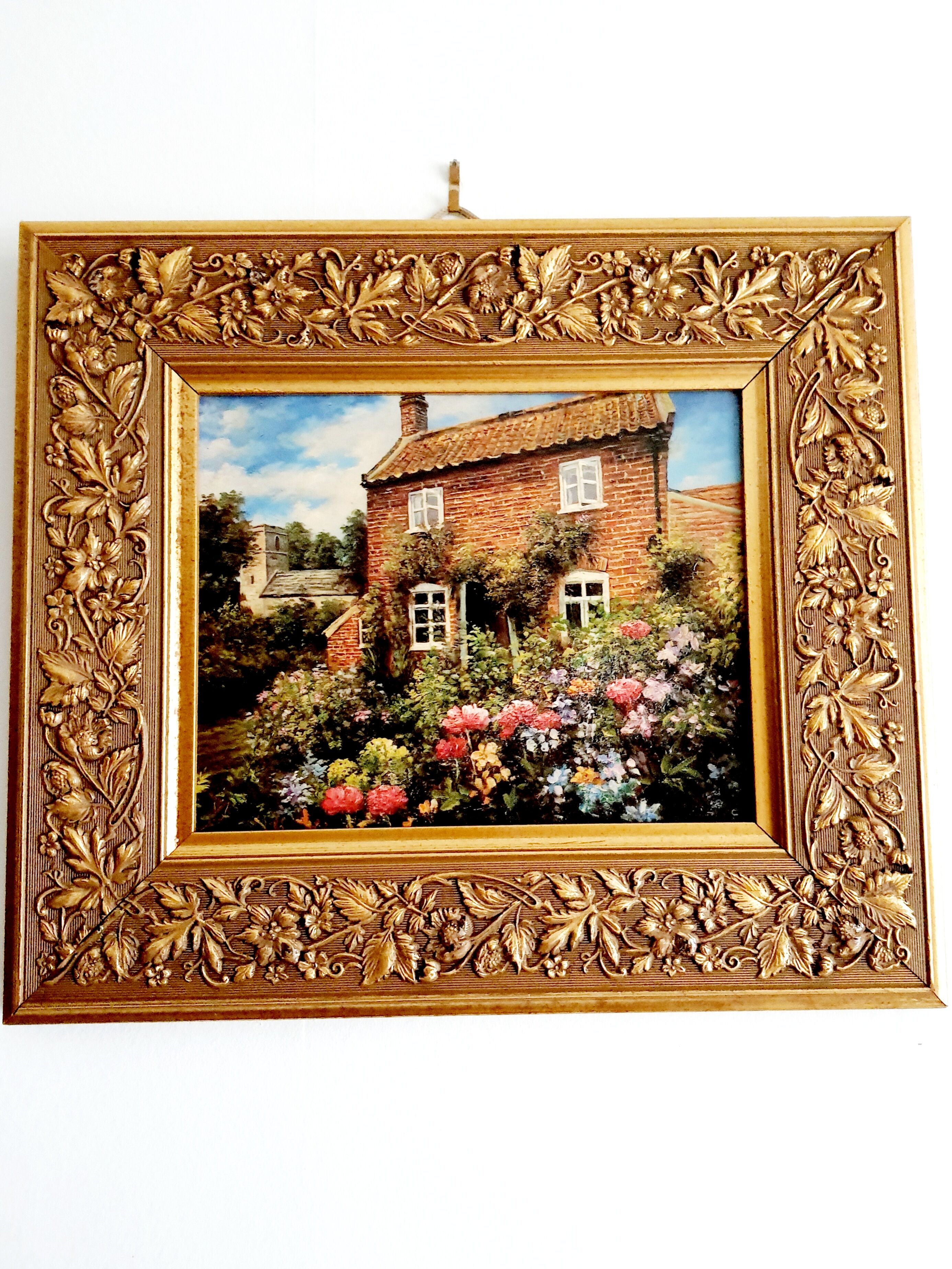 Oil on English house wood