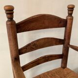 Vintage straw children's chair