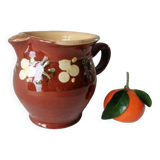 Glazed terracotta Savoy milk jug