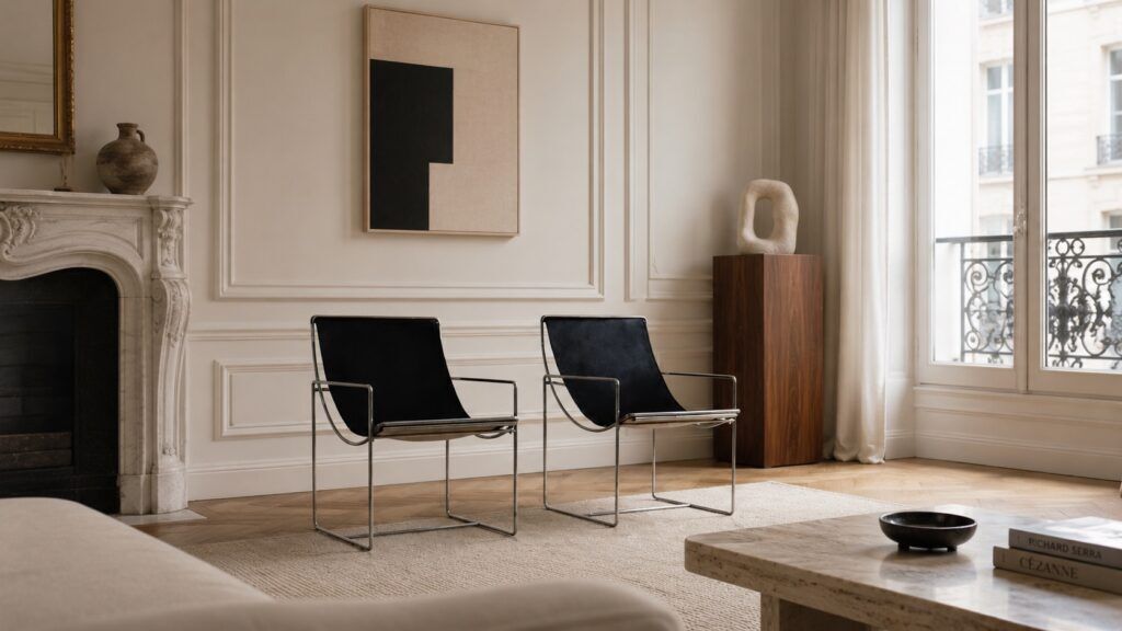 Odile Mir Filo Lounge Chairs Model 203 for Prisunic, France 1971