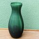 Blown glass vase, frosted satin.