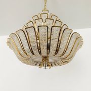 Crystal Glass Chandelier by Palwa