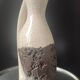 Vase Pichet "Forme Libre" Raku et Bois vermoulu (1960/70)