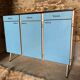 Buffet formica bleu