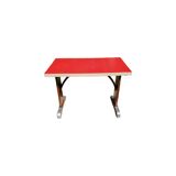 30s/40s bistro table in red formica