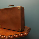 Retro suitcase 60s 70s vintage