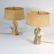 Set van 2 Amerikaanse vintage  tafellampen