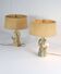 Set de 2 lampes à tafellampen vintage américaines