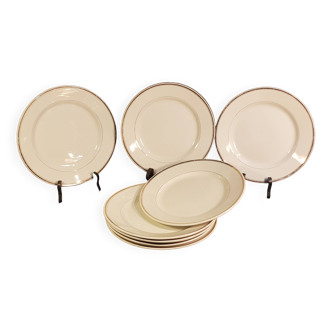 Anciennes assiettes plates Moulin des Loups