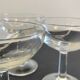 Duralex vintage champagne glasses