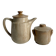 Théière et pot en grès émaillé