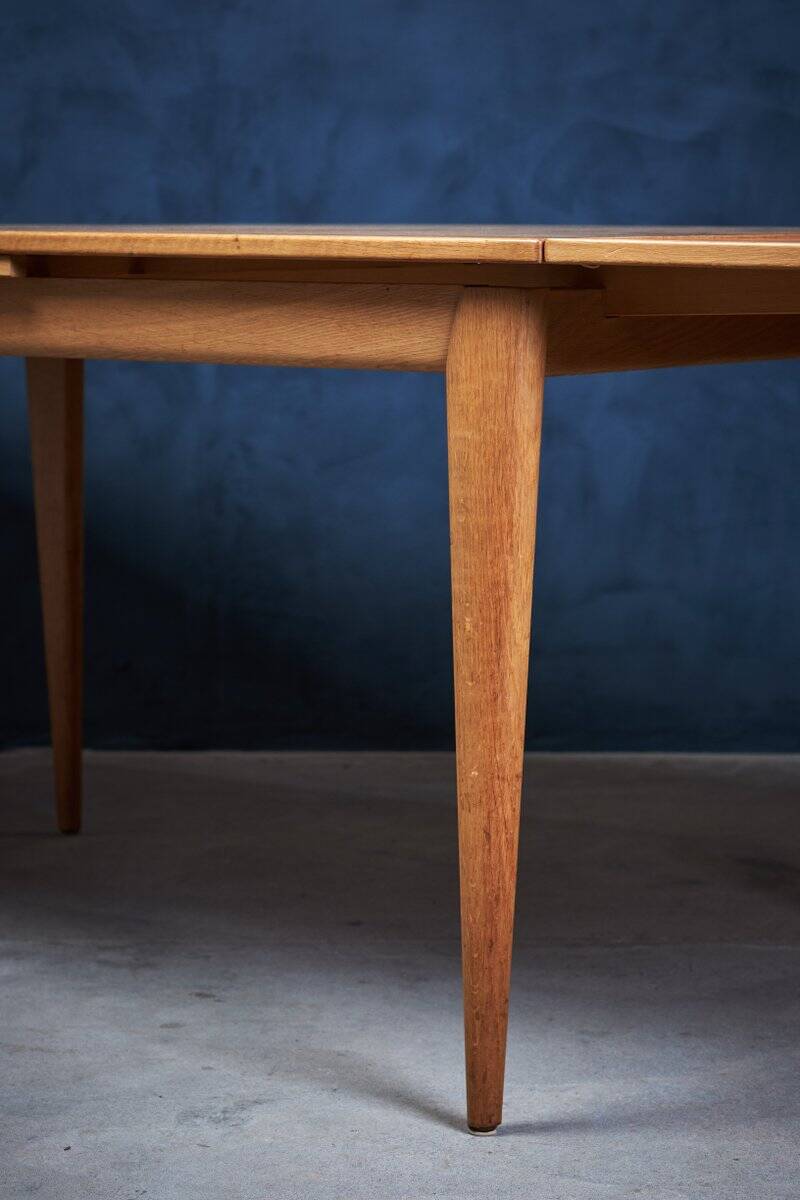 Extendable Oak Dining Table by NO Møller, 1960s