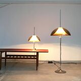 Floor lamp in metal and plastic by Gino Sarfatti for Gepo, 1970s.