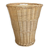 Large Wicker Laundry Basket 1980s/90s