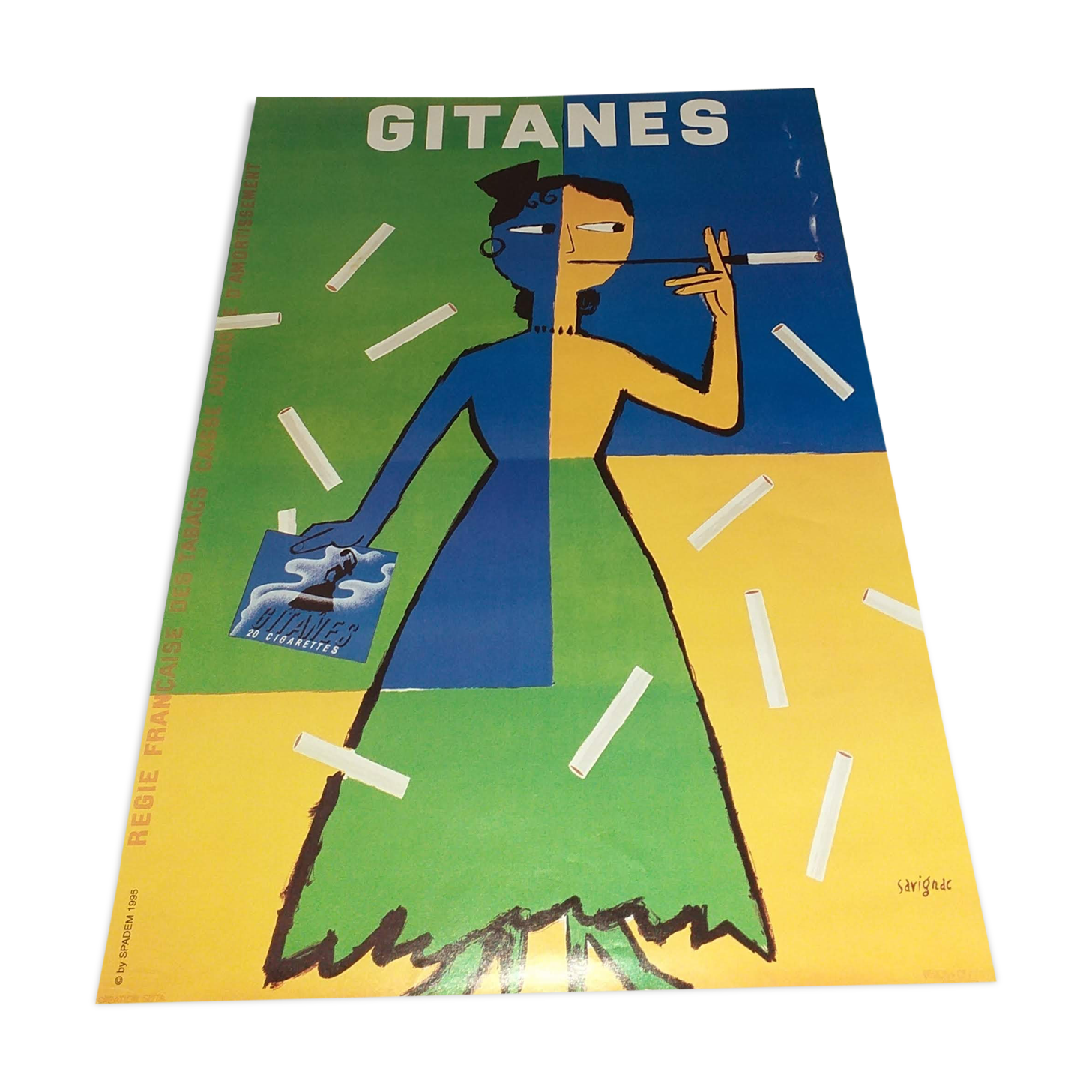 Affiche gitane par raymond Savignac 1953