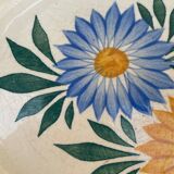 Large floral pattern dish HBC Choisy-le-Roi