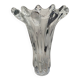 Vintage 1970s Vannes Crystal Vase - Sculptural Freeform Design