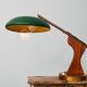 Mid Century Modern wood desk lamp