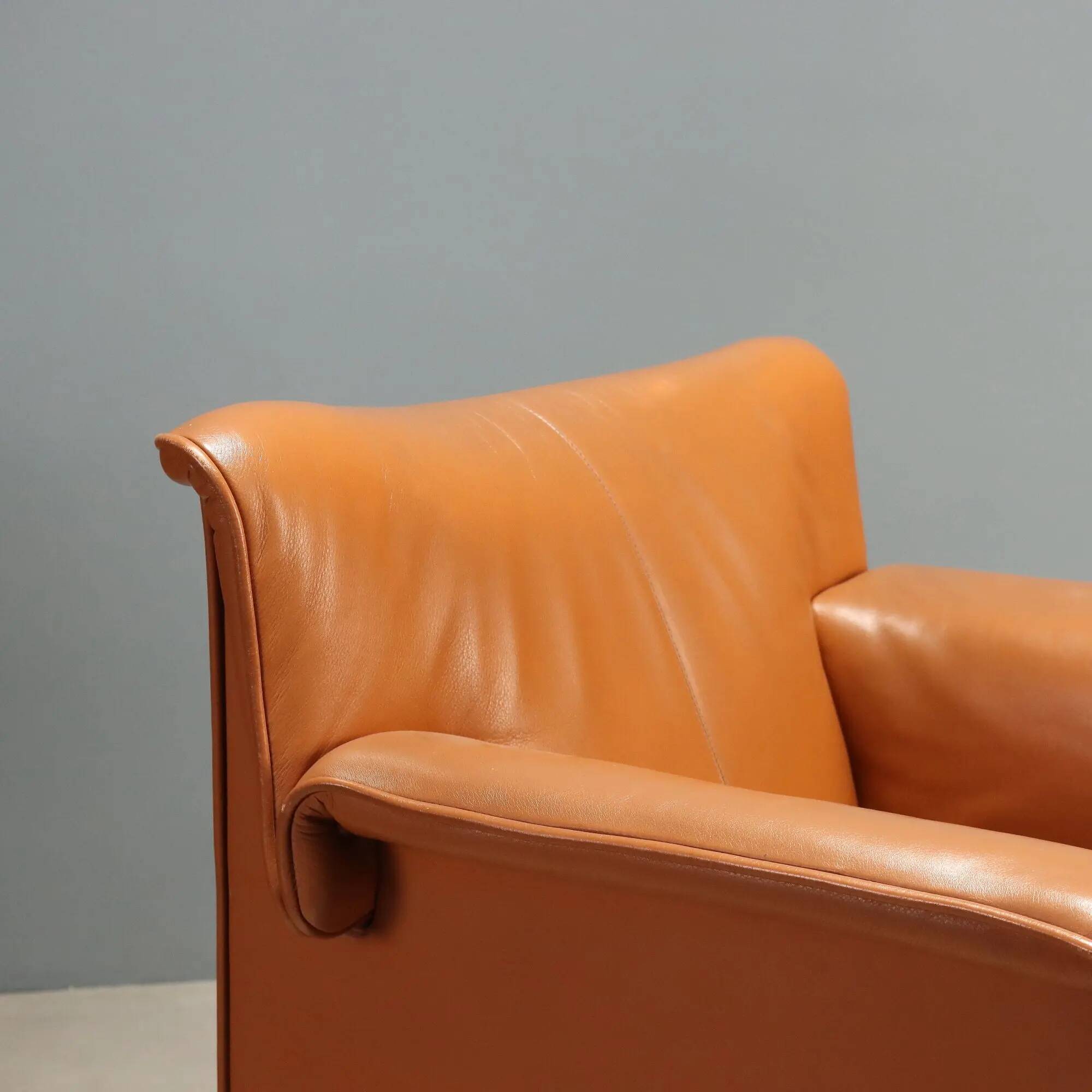 Laurianetta armchairs B&B Italia, vintage design by Afra & Tobia Scarpa, 1980s.