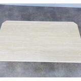 Travertine rectangle coffee table