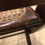 Cane folding chair