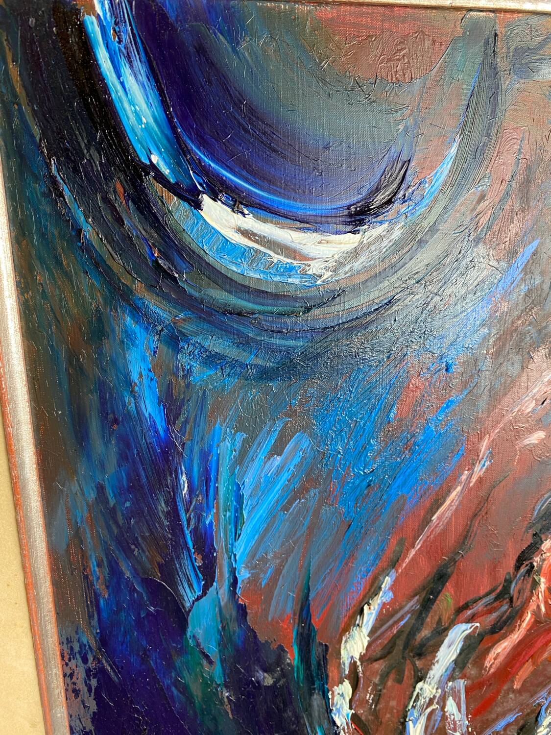 Oil on canvas, The Leap in Faith, Andrew Vicari