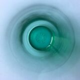 Batch of 8 verres to eau turquoise vintage retro